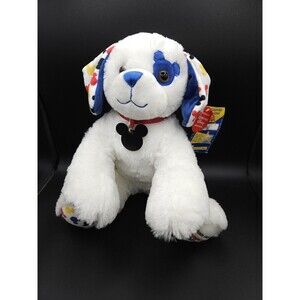 Build A Bear Downtown Disney Custom White Mickey Ears Puppy Dog 2012 Plush